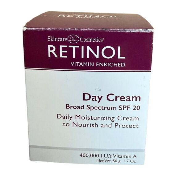 Skincare Cosmetics Retinol Day Cream Broad Spectrum SPF 20 1.7oz - New - Picture 1 of 3